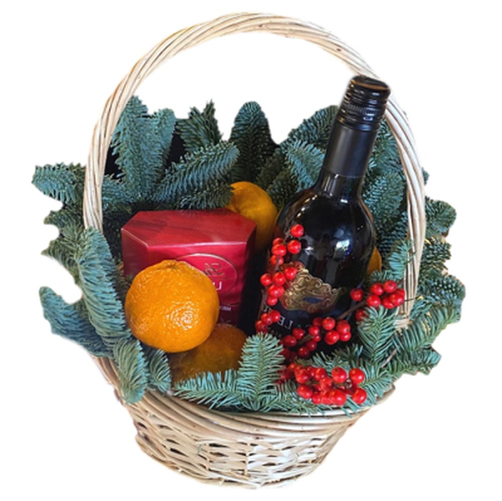 Новорічний подарунковий кошик "Лісовик"
